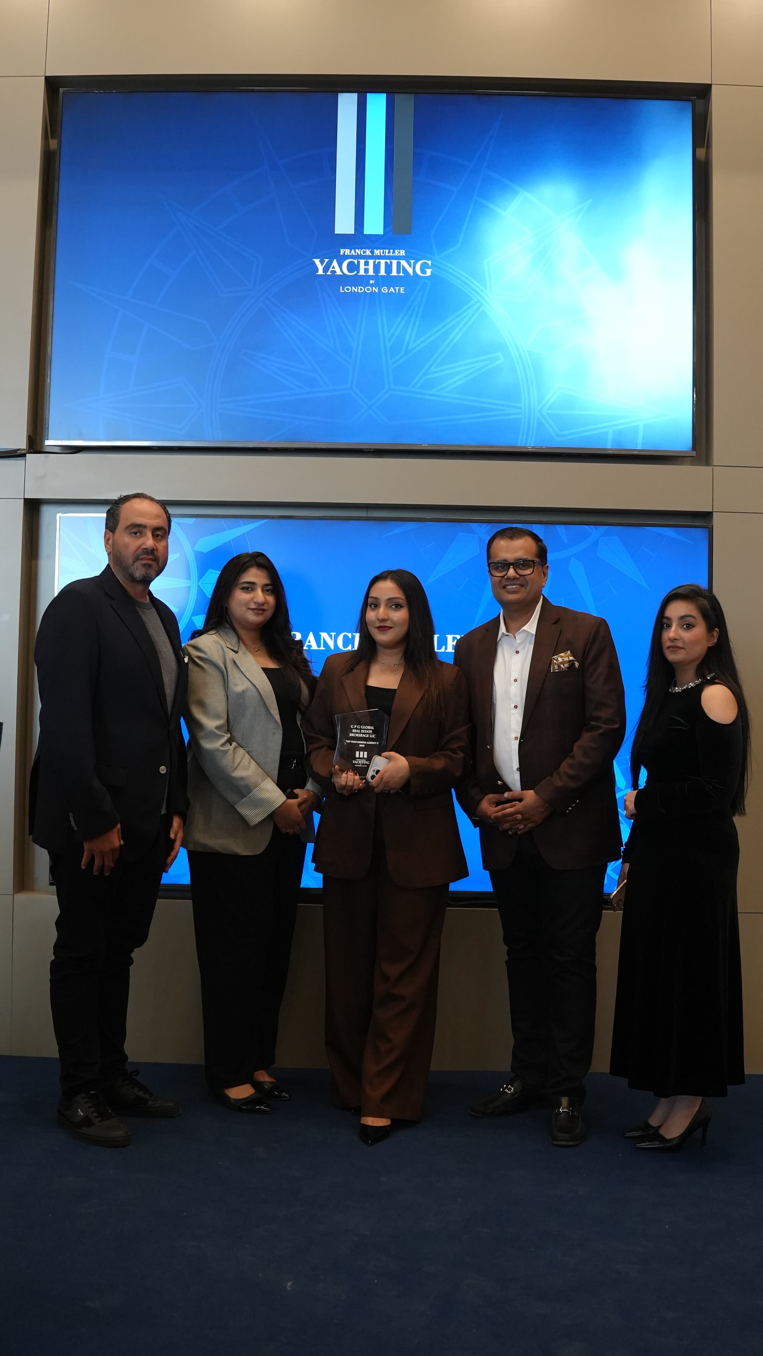GPG team recognised by London Gate Developers for Yachting project sales performance