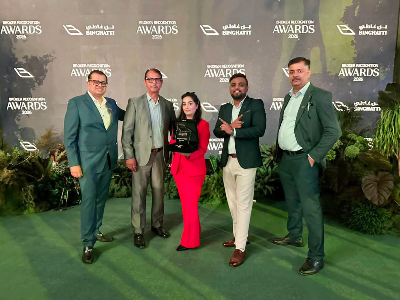 GPG team at Binghatti Broker Recognition Awards 2026